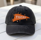 Custom Grade Level Hat, Personalized Teacher Pennant Cap, Back to School Teacher Gift, Custom School Spirit Hat, Elementary Teacher Cap