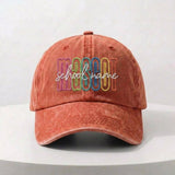 Personalized School Mascot Embroidered Hat, Custom Team Baseball Cap, School Spirit Gift