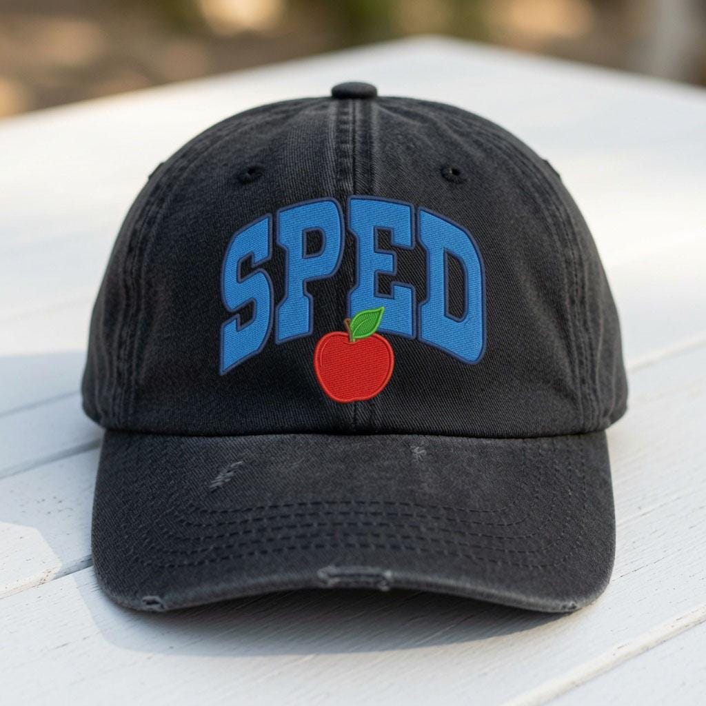Custom Teacher Hat, Personalized Apple Staff Cap, School Staff Gift, Teacher Cap, Counselor Gift,Back to School Teacher,Teacher Appreciation