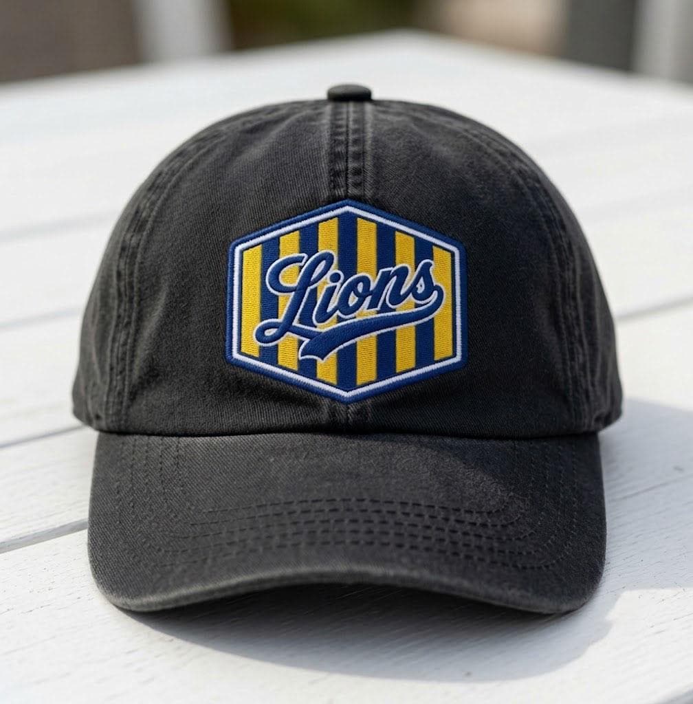 Custom Team Mascot Hat, Personalized Sports Patch Cap, Vintage Washed Dad Hat, Custom School Spirit Gift, Game Day Accessory, Team Name Cap