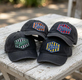 Custom Team Mascot Hat, Personalized Sports Patch Cap, Vintage Washed Dad Hat, Custom School Spirit Gift, Game Day Accessory, Team Name Cap
