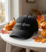 Future Ghost Embroidered Hat - Spooky Gothic Halloween Dad Cap