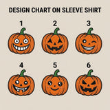 Cute Pumpkin Face Embroidered Hat - Spooky Halloween Jack-o'-Lantern Cap