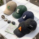 Custom Initial Hat, Personalized Letter Cap, Embroidered Initial Dad Hat, Custom Name Side Hat, Personalized Gift For Her/Him, Aesthetic Cap