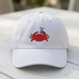 Custom Crab Club Hat, Personalized Martini Crab Cap, Beach Party Hat, Embroidered Name Hat, Custom Summer Accessory, Bachelorette Trip Gift