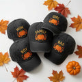 Custom Halloween Family Sports Embroidered Hat - Matching Autumn Baseball Cap