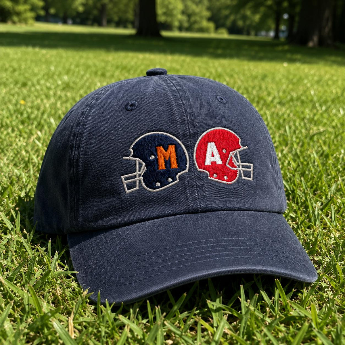 Custom House Divided Washed Baseball Cap
