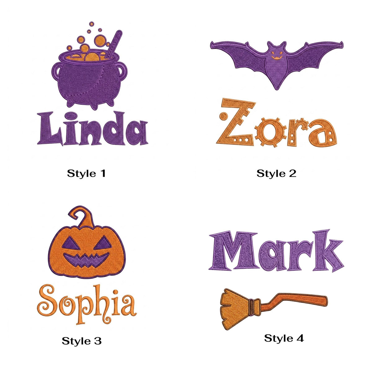 Custom Name Halloween Embroidered Hat, Personalized Pumpkin Witch Cauldron Broom Bat Baseball Cap, Vintage Washed Spooky Season Dad Hat