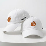 Pumpkin Football Mom Embroidered Hat, Fall Game Day Baseball Cap, Sports Mom Gift