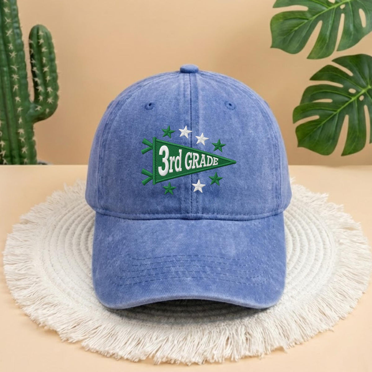 Embroidered 3rd Grade Teacher Hat - Cute Back to School Elementary Cap