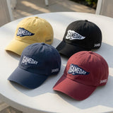 Custom Gameday Pennant Embroidered Hat - Tailgate & Stadium Fan Sports Cap