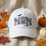 Custom Halloween Embroidered Hat - Matching Family Bat & Spiderweb Cap