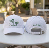 Custom Bird & Cocktail Hat, Embroidered Beach Club Cap, Personalized Side Name Hat, Funny Summer Vacation Gift, Bachelorette Trip Hat