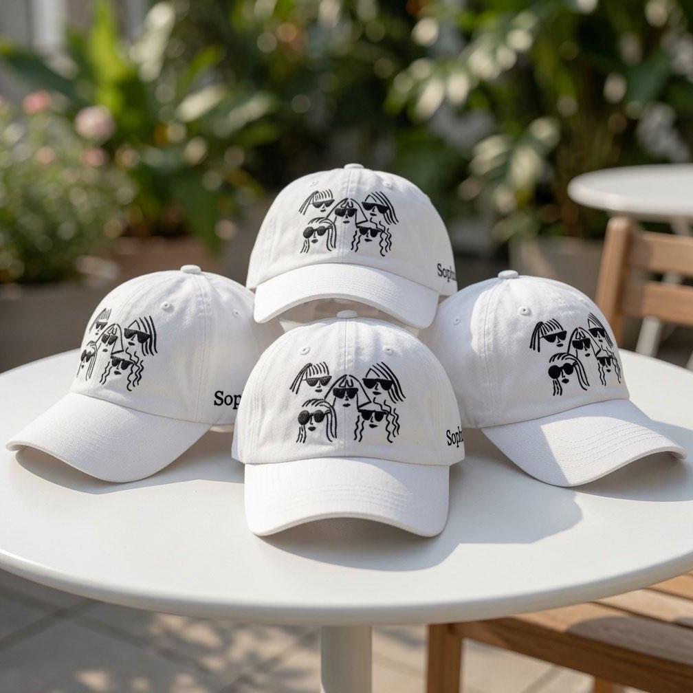 Custom Best Friends Hat, Embroidered Girl Squad Cap, Personalized Side Name Hat, Matching Bachelorette Trip Cap, Cute Bestie Gift, Dad Hat
