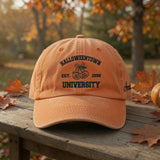 Embroidered Halloween Town University 1998 Hat, Spooky Pumpkin Cap, Fall Season Hat, Retro Halloween Cap, Halloween Gift