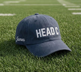 Embroidered Hat Custom Coach Baseball, Personalized Assistant Head Coach Manager Dad Hat, Sports Team Staff Appreciation Gift Cap