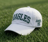 Custom College Football Embroidered Hat - Vintage Tailgate Baseball Cap