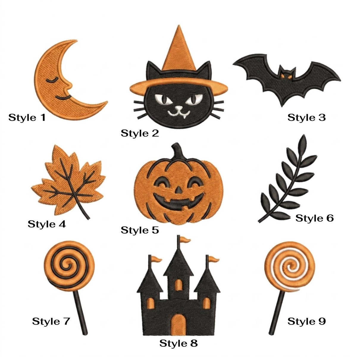 Custom Halloween Embroidered Hat, Vintage Pumpkin Bat Witch Cat Haunted Castle Baseball Cap, Spooky Season Dad Hat Gift