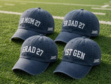 Senior Mom & Dad Class of 2027 Embroidered Hat - Graduation Pride Cap