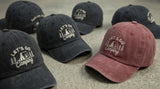Custom Camping Embroidered Hat, Personalized Location and Year Baseball Cap, Outdoor Trip Gift