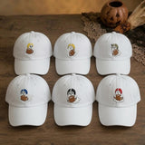 Sports Ghost Embroidered Hat, Funny Halloween Basketball Baseball Cap, Game Day Gift
