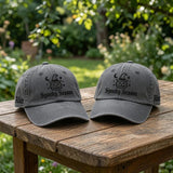 Witch Pumpkin Embroidered Dad Hat, Halloween Baseball Cap, Vintage Washed Cotton Hat, Spooky Fall Gift for Women, Autumn Pumpkin Cap