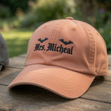 Embroidered Spooky Custom Mr & Mrs Baseball Cap