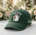 Custom The Bride Ghost Embroidered Hat - Spooky Bachelorette & Halloween Wedding Cap