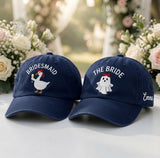 Custom Ghost Goose Bridal Squad Embroidered Hat - Matching Wedding Party Cap