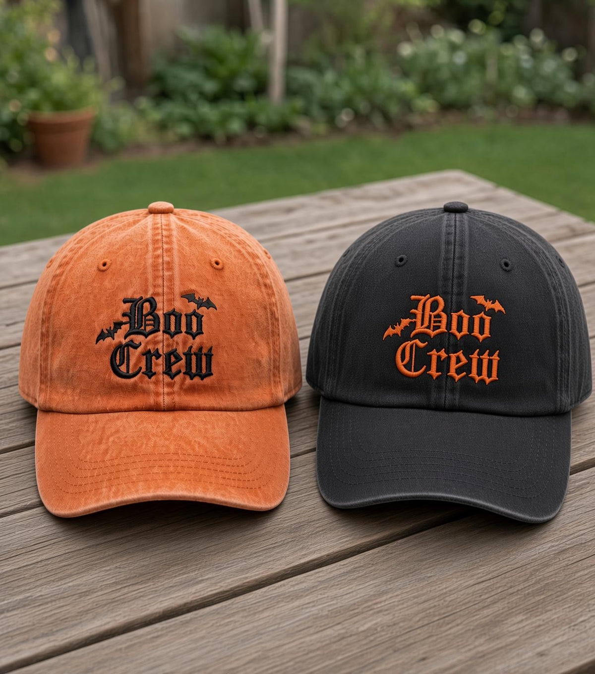 Boo Crew Group Embroidered Hat - Matching Halloween Squad Dad Cap