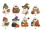 Cozy Ghost Embroidered Hat, Cute Halloween Baseball Cap, Matching Fall Party Gift