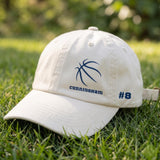 Basketball Group Embroidered Hat, Sports Lover Baseball Cap, Cute Ball Game Accessory, Athletic Style Gift, Team Matching Cap Basketball Mom