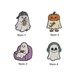 Custom Matching Family Ghost Halloween Hat, Papa Ghost Mama Ghost Embroidered Dad Hat, Mini Boo Cute Spooky Baseball Cap Family Gift