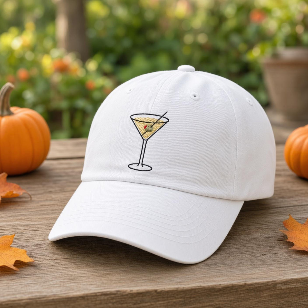 Custom Cocktail Embroidered Hat, Espresso Martini Aperol Spritz Dad Hat, Vintage Washed Cotton Drink Baseball Cap, Bachelorette Party Gift