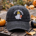 Pittsburgh Football Ghost Embroidered Baseball Cap