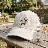 Custom Name Groom Goose Embroidered Hat, Duck Groom Dad Hat, Personalized Wedding Baseball Cap, Bachelor Party Groomsmen Gift For Him