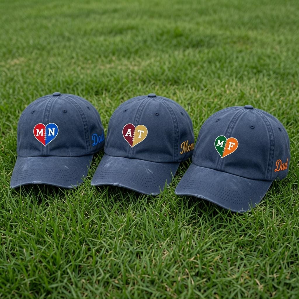 House Divided Make your Own Washed Hat For any Team, Custom University Schools Sport Hat, Custom House Divided Cap