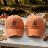 Skeleton Hand Bride Embroidered Hat, Halloween Bachelorette Baseball Cap, Spooky Bridal Party Gift