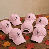 Witch Cocktail Embroidered Hat, Halloween Bachelorette Baseball Cap, Girls Trip Party Gift