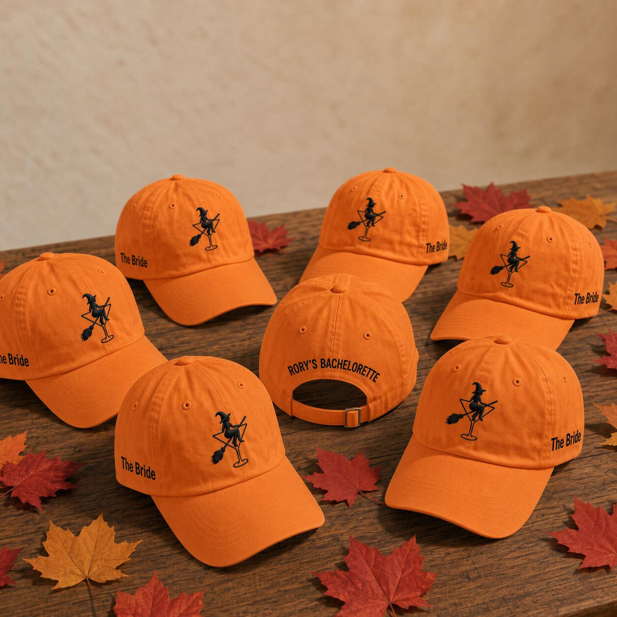 Witch Cocktail Embroidered Hat, Halloween Bachelorette Baseball Cap, Girls Trip Party Gift