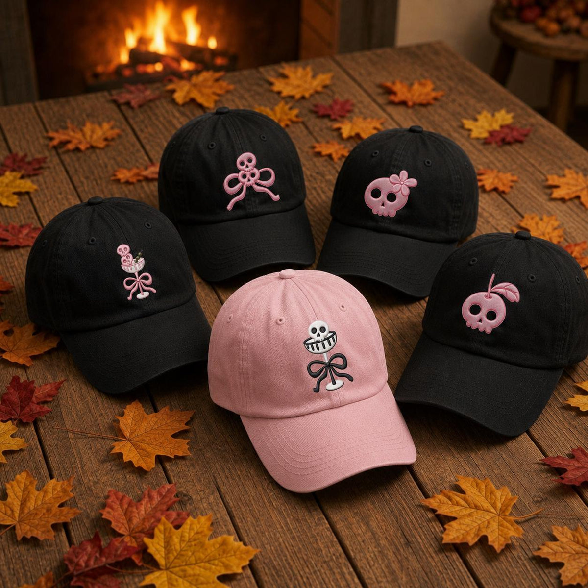Skull Bride Embroidered Hat, Spooky Bachelorette Baseball Cap, Halloween Bridal Shower Gift