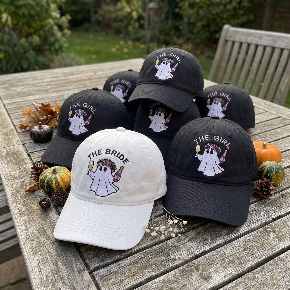Custom Ghost Embroidered Dad Hat, Bachelorette Party Gift