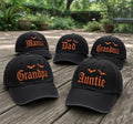 Custom Halloween Family Embroidered Hat - Spooky Mama & Dad Matching Cap