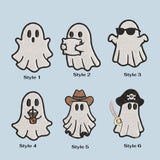 Custom Cute Ghost Embroidered Hat, Funny Halloween Ghost Dad Hat, Spooky Season Baseball Cap, Vintage Washed Cotton Hat, Halloween Gift