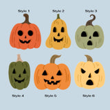 Custom Pumpkin Hat, Cute Halloween Jack o Lantern Dad Hat, White Spooky Season Baseball Cap, Autumn Fall Gift, Custom Halloween Cap