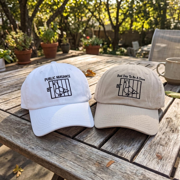 Funny Dove Hunting Embroidered Hat, Flying Bird Baseball Cap, Hunting Season Gift