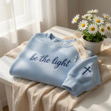 Custom Bible Verse Embroidered Sweatshirt, Personalized Religious Scripture Crewneck