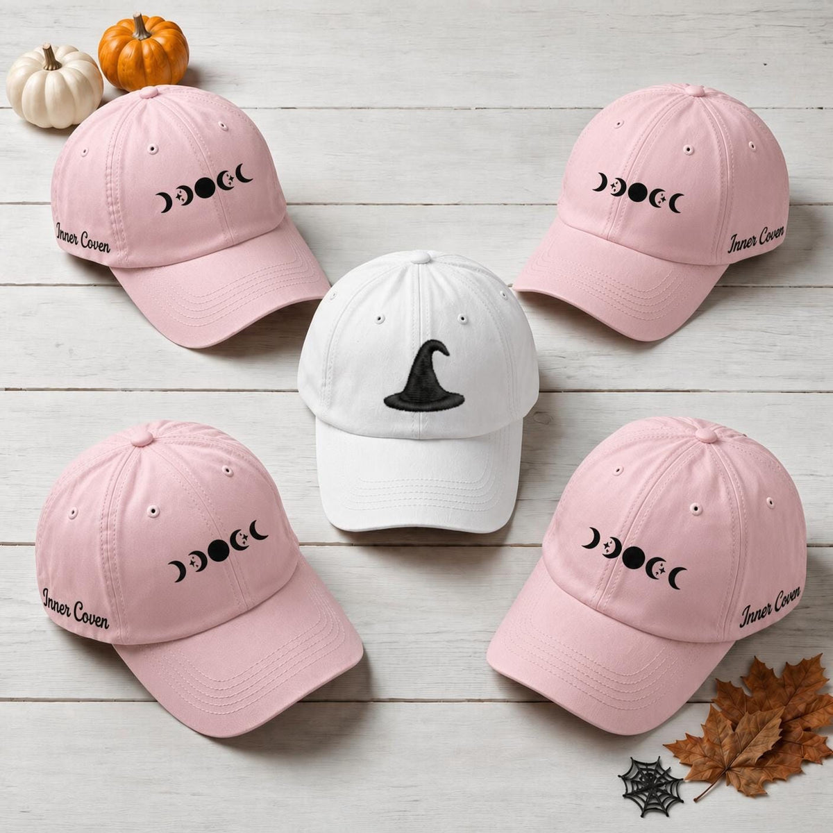 Custom Witch Bridal Party Embroidered Hat, Halloween Bachelorette Baseball Cap, Girls Trip Gift
