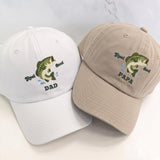 Custom Fishing Dad Embroidered Hat, Personalized Papa Bass Fish Cap, Fisherman Gift, Fishing Hat For Dad, Outdoorsy Fishing Accessory