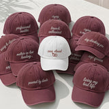 Custom Funny Quote Embroidered Hat - Case Closed Bachelorette Party Cap